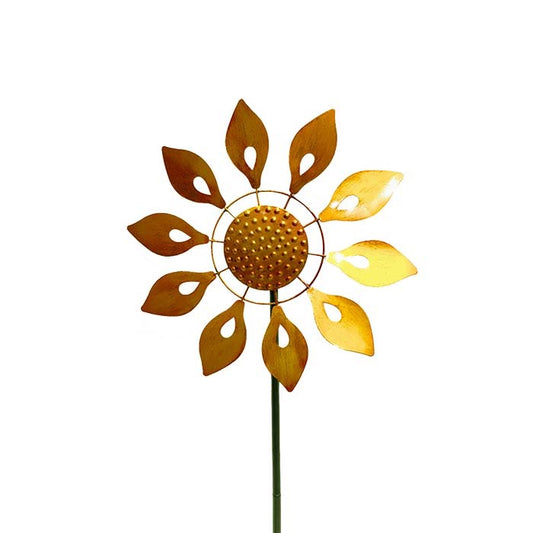 Floral Wind Spinner Gold 120cm