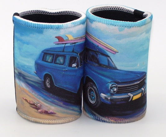 EH Panel Van in Blue Classic Car Stubby Holder