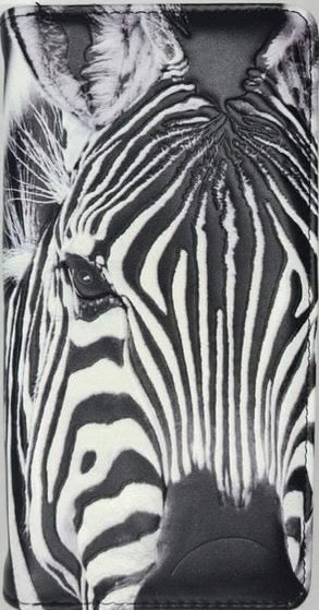 ZEBRA HEARD LARGE LADIES WALLET