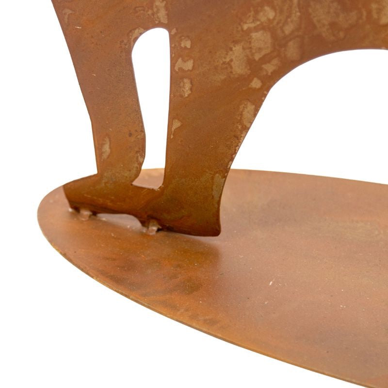 Rusty Cat With Butterfly On Tail