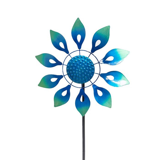 Floral Wind Spinner Blue/Green 120cm