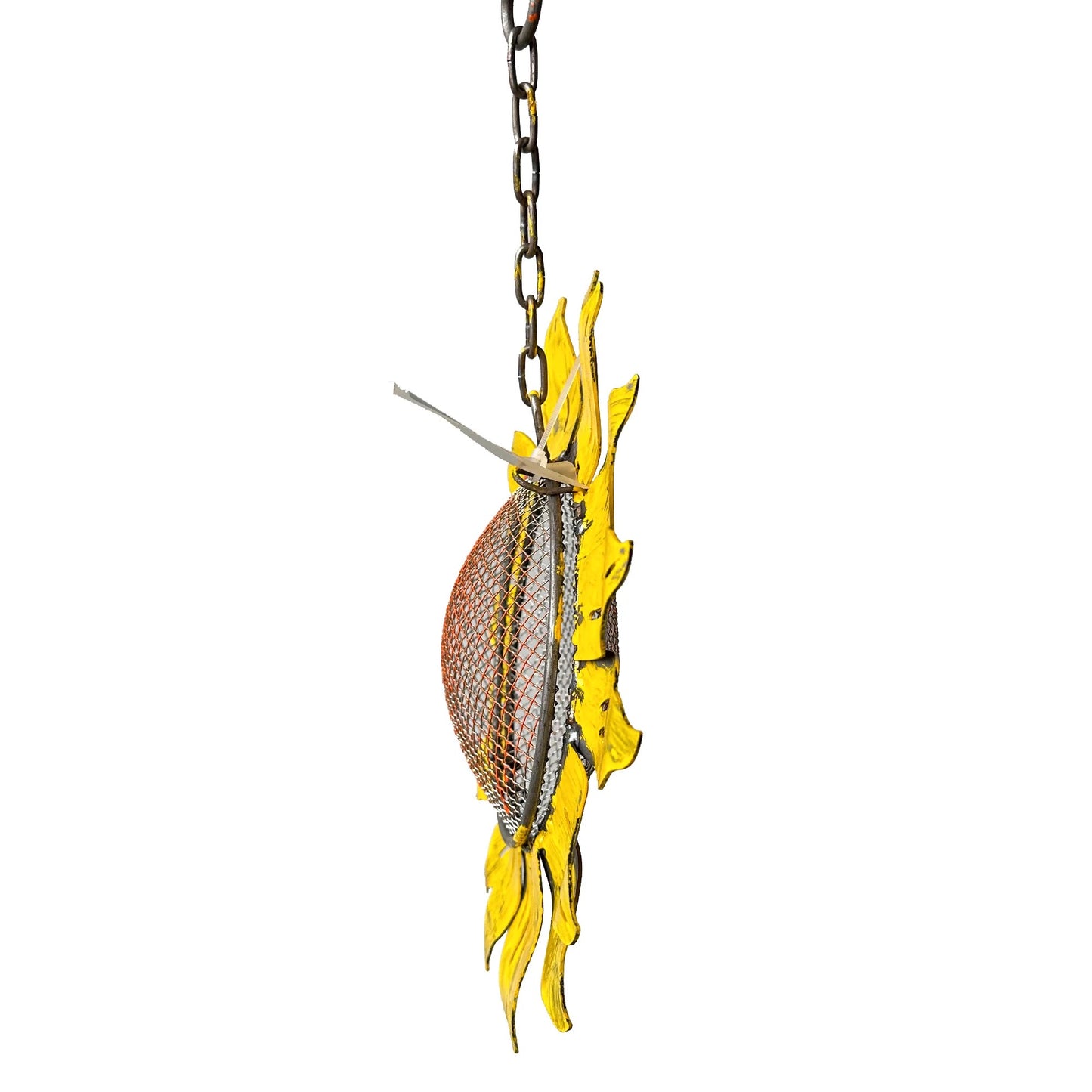 Hanging Yellow Sunflower Bird Feeder