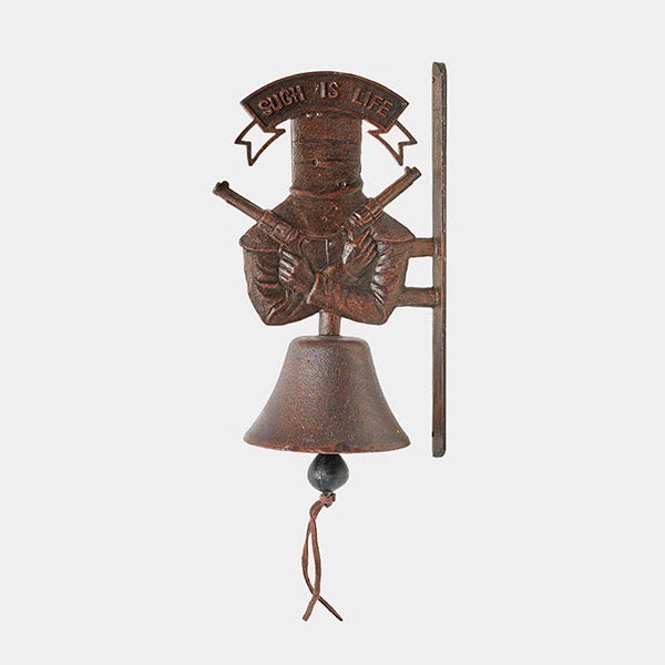 Ned Kelly Cast Iron Door Bell