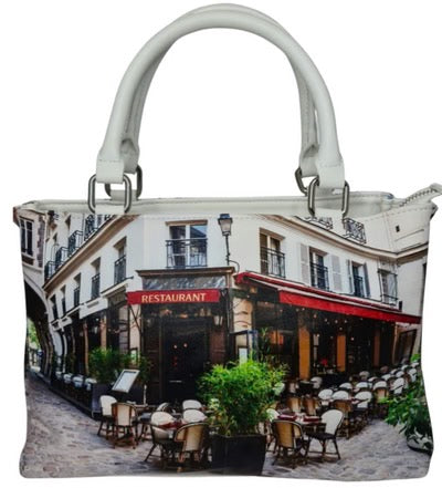 PARIS CITY SCAPE LADIES TOTE HANDBAG