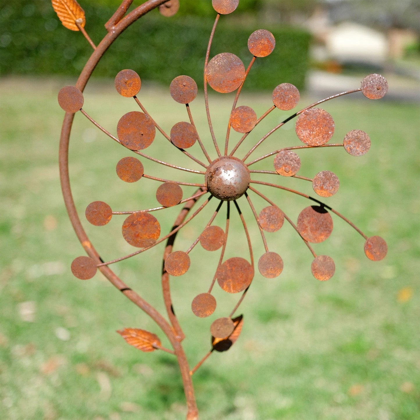 Double Rust Disk Wind Spinner