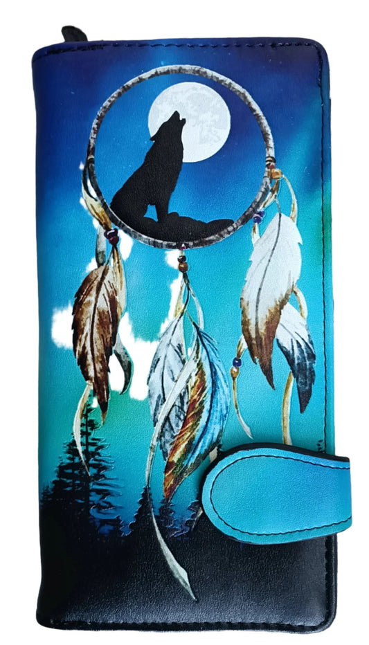 WOLF DREAM CATCHER LADIES WALLET