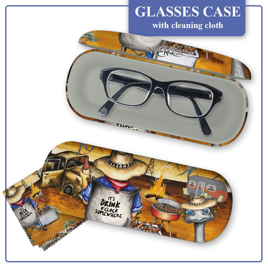 Glasses Case Campfire Beers Lisa Pollock