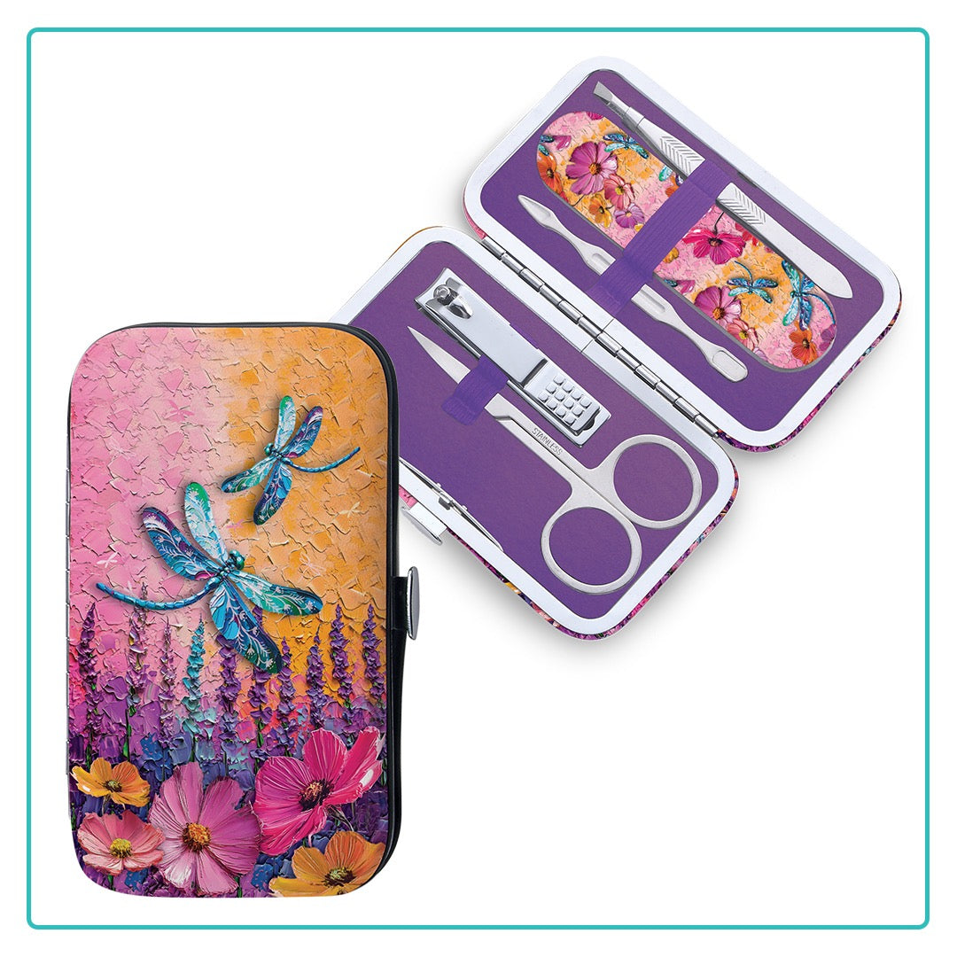 Manicure Sets Dragonfly Design by Lisa Pollock