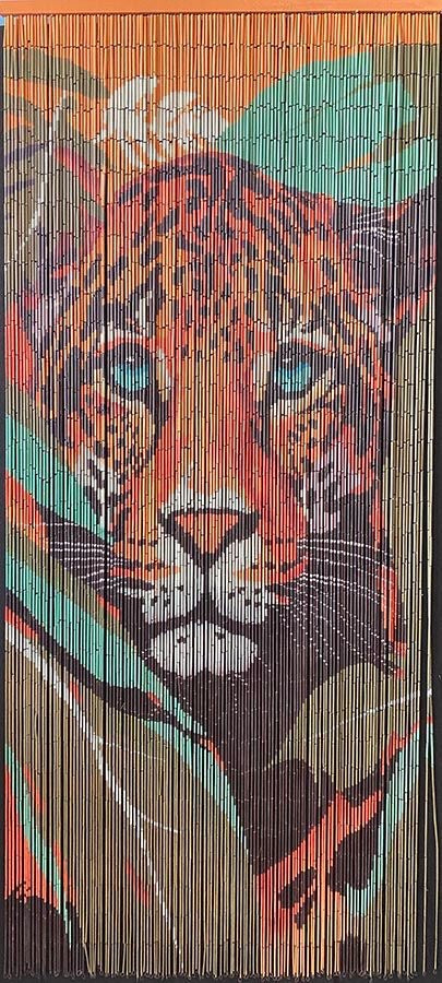 Bamboo Curtain Tiger Design- 125 Strings