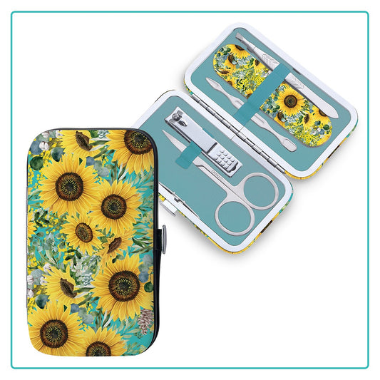 Manicure Sets Sunflower Design by Lisa Pollock