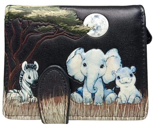 Women's Ladies Wallet Babies Of Africa Design Small