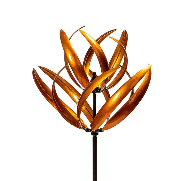 Wind Spinner Lotus Gold