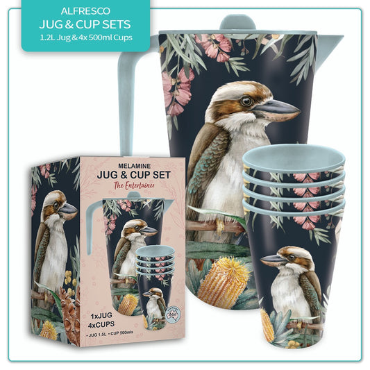 Kookaburra Design Jug Set- Bush Guardian - Lisa Polllock