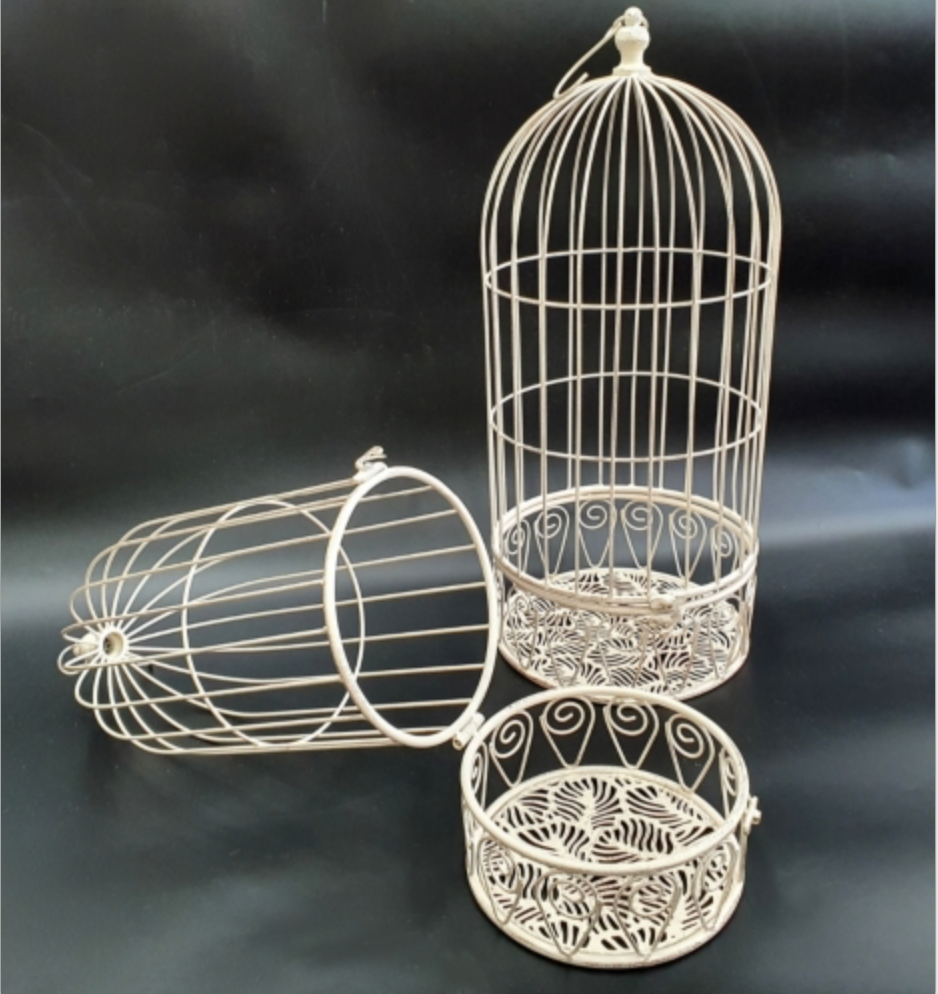 Hanging Bird Cages Set of 2