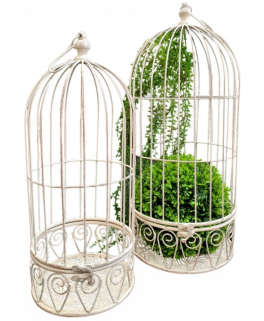 Hanging Bird Cages Set of 2