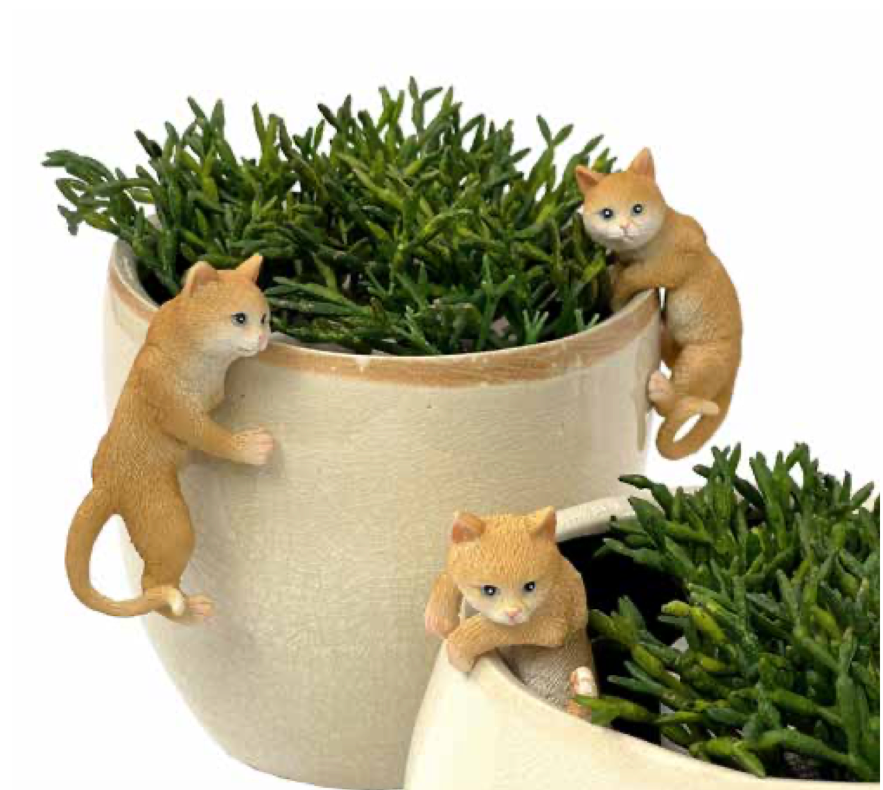 Set of 3 Ginger Cats Pot Hangers