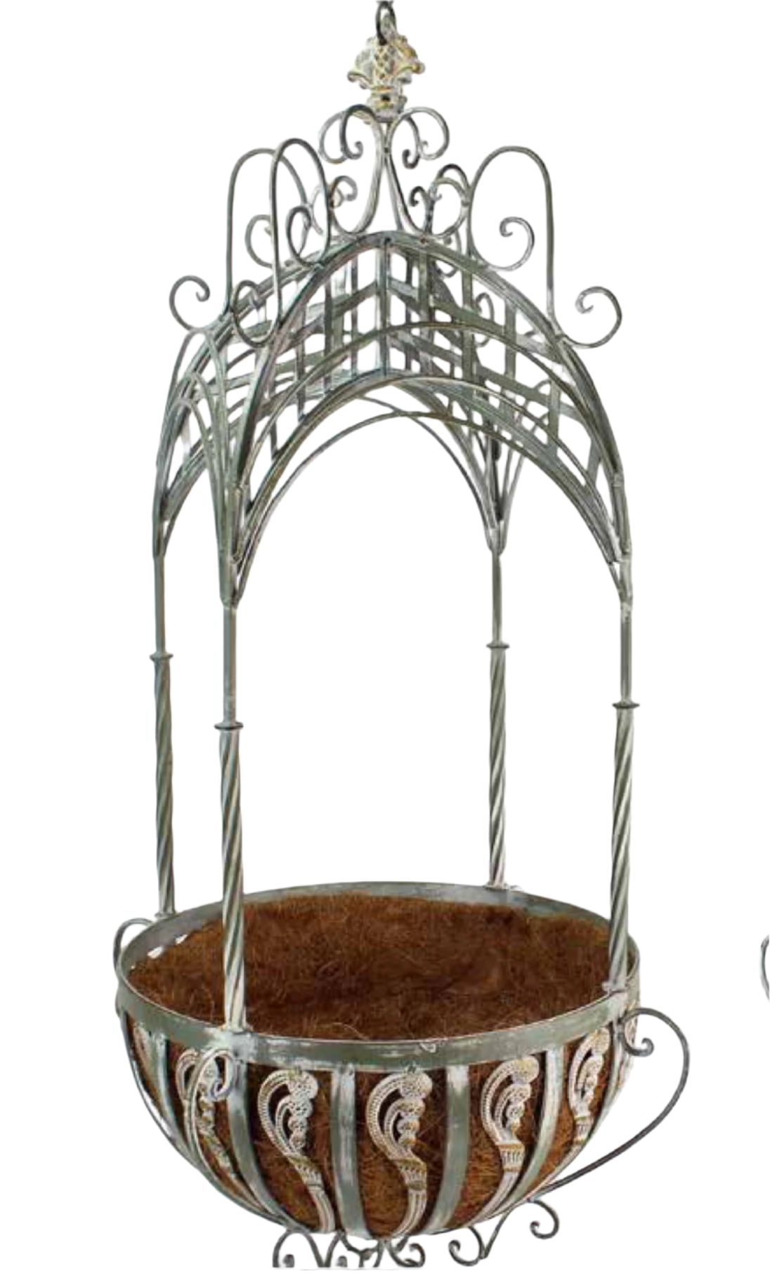 Victorian Metal Hanging Basket Large