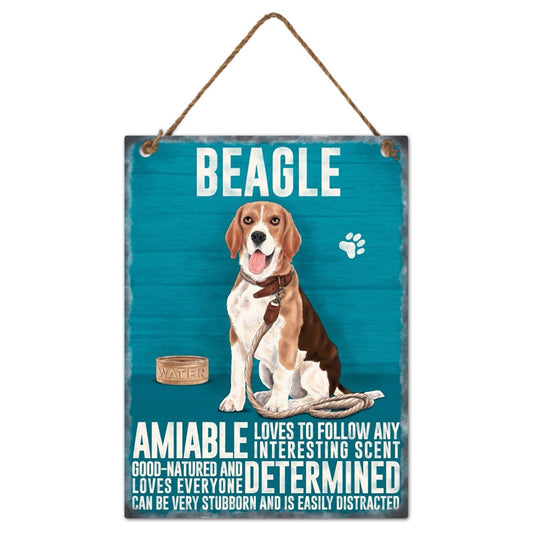 Beagle Tin Sign