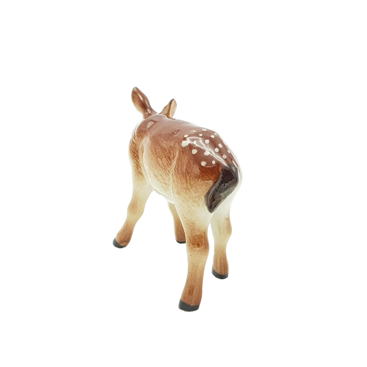 Miniature Porcelain Deer Standing Head Down Figurine