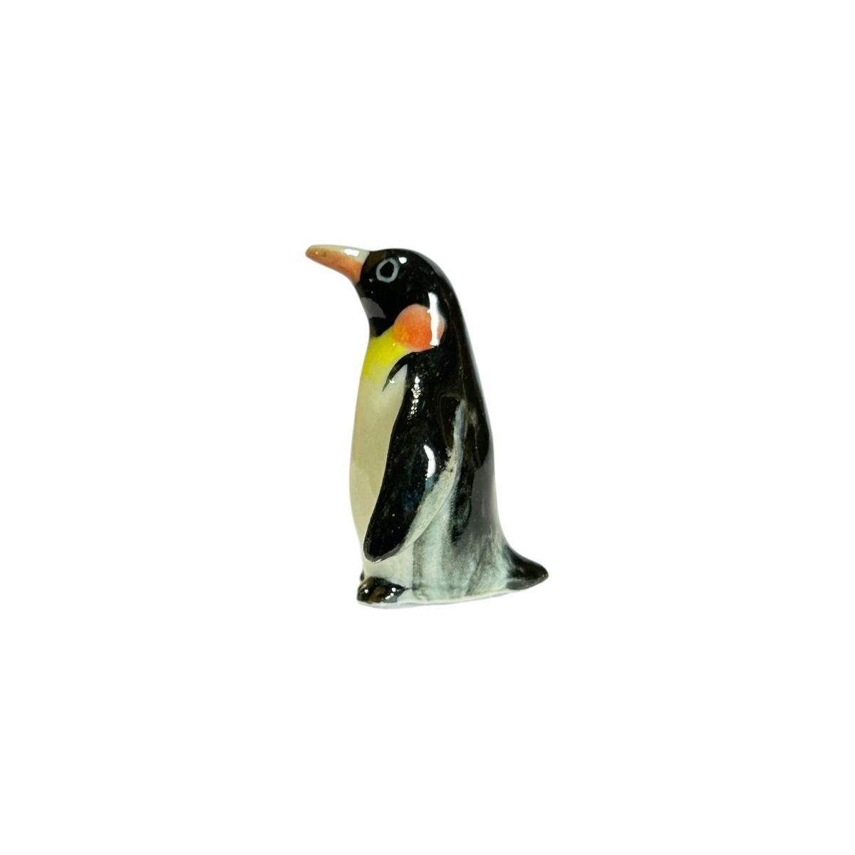 Miniature Porcelain King Penguin Figurine