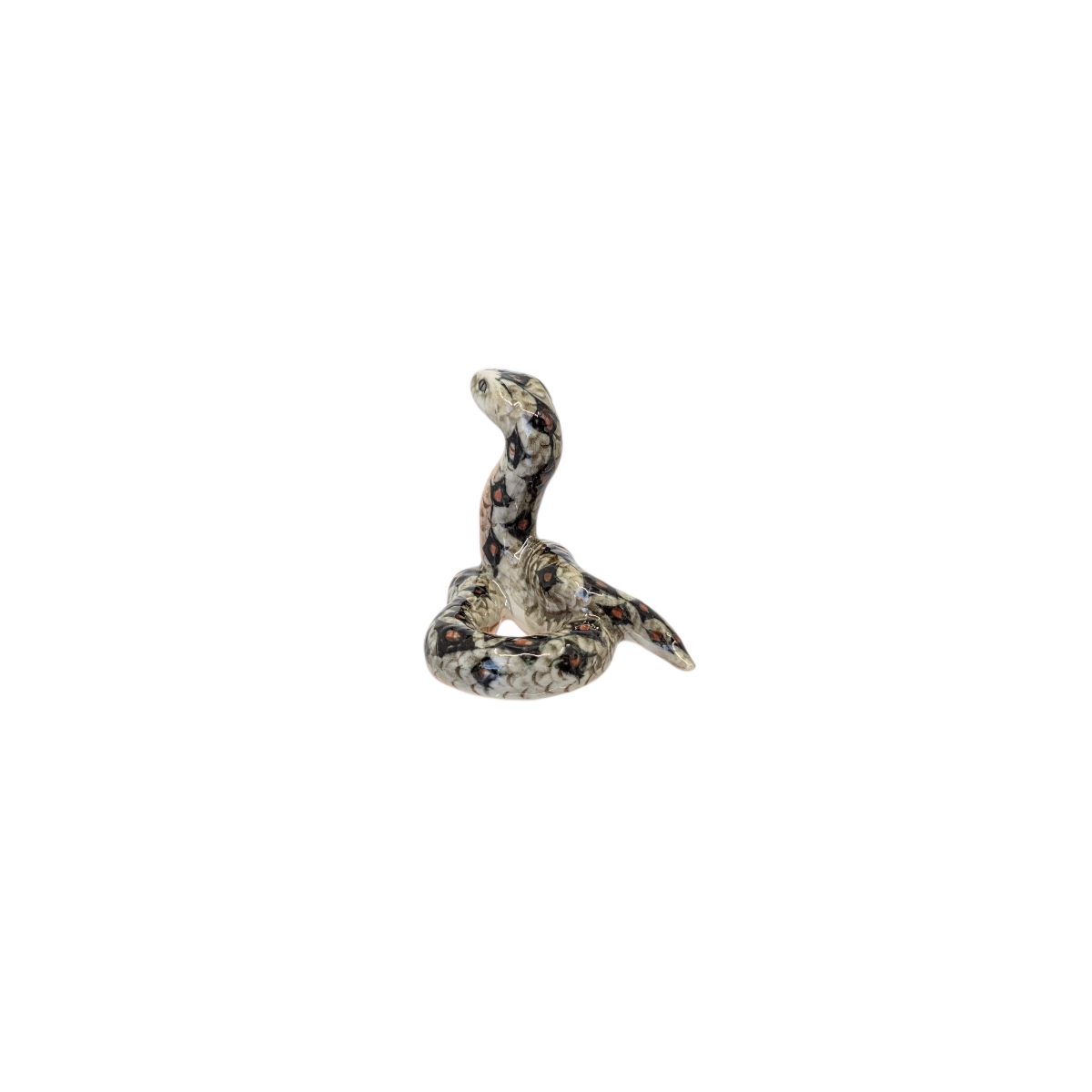 Miniature Porcelain Boa Constrictor Snake Figurine