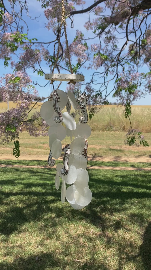 Shell Wind Chime Seahorse