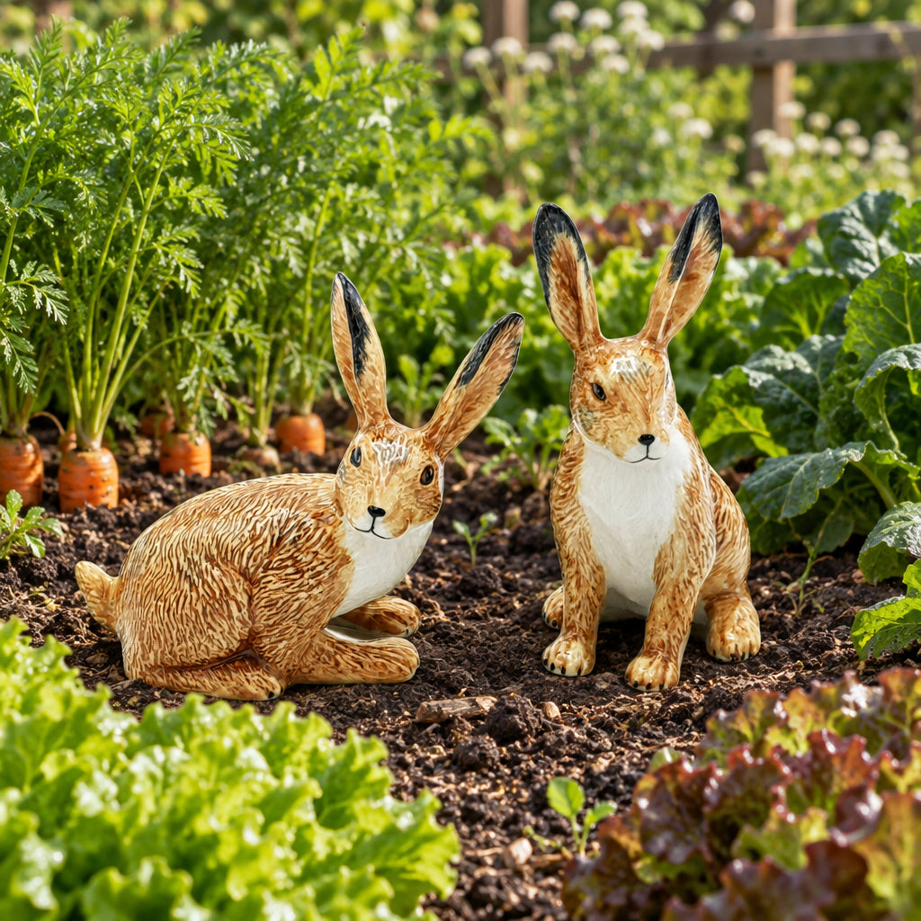 Hare Rabbit Salt & Pepper Shakers