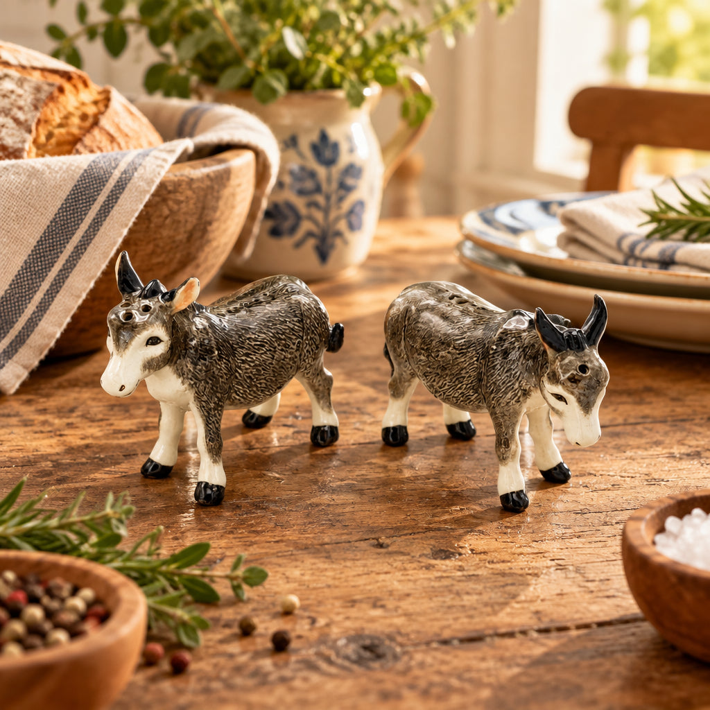 Donkey Salt & Pepper Shakers