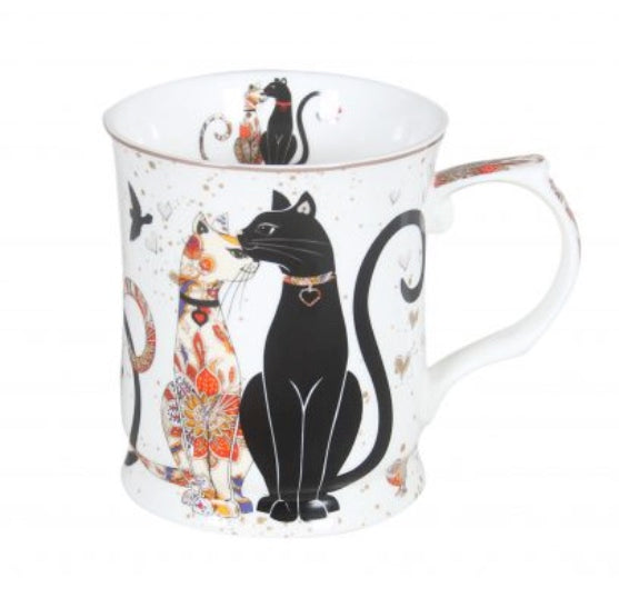 Embossed Cat Couple - Mug