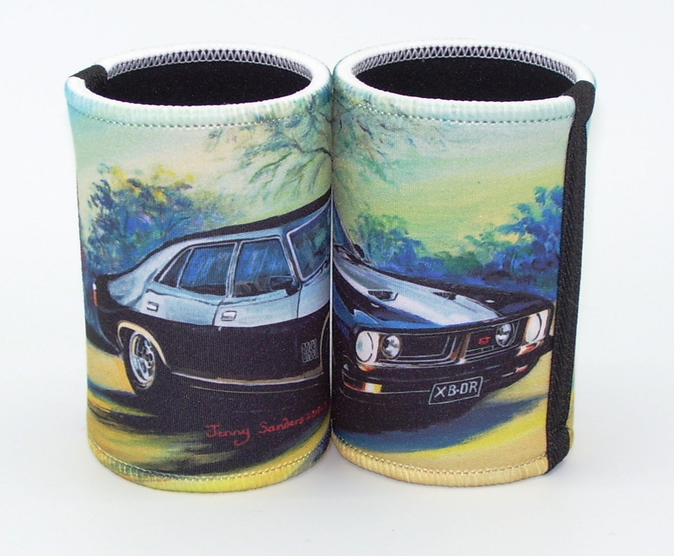 XB GT Falcon Black Classic Car Stubby Holder