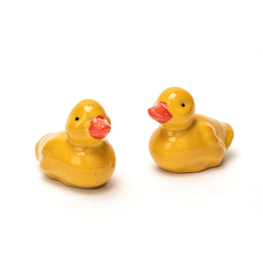 Floating Ducklings Porcelain For Your Garden Pond Set of 2