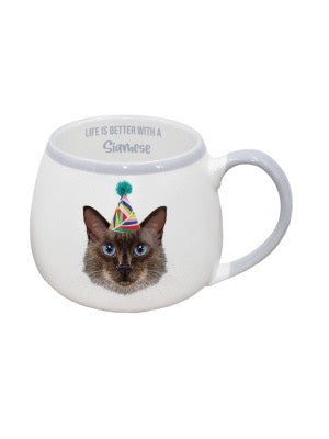Siamese Painted Pet Cat Mug