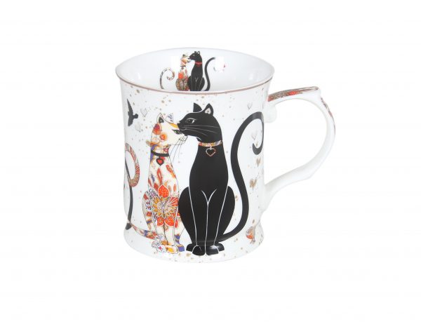 Embossed Cat Couple - Mug