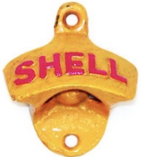 Shell Cast Iron Bottle Opener