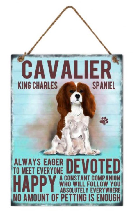 Metal Wall Hanging - Cavalier King Charles Spaniel