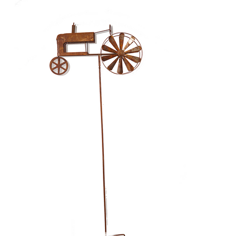 Rusty Tractor Wind Spinner