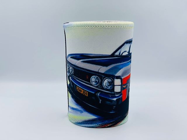 XW GT Falcon in Silver Classic Car Stubby Holder