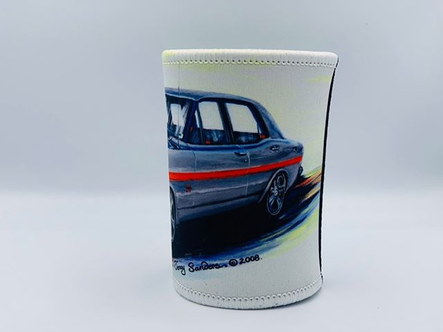 XW GT Falcon in Silver Classic Car Stubby Holder