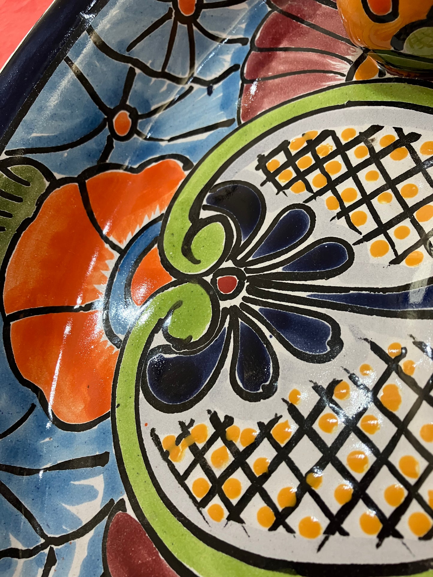 Talavera Pottery Bird Bath