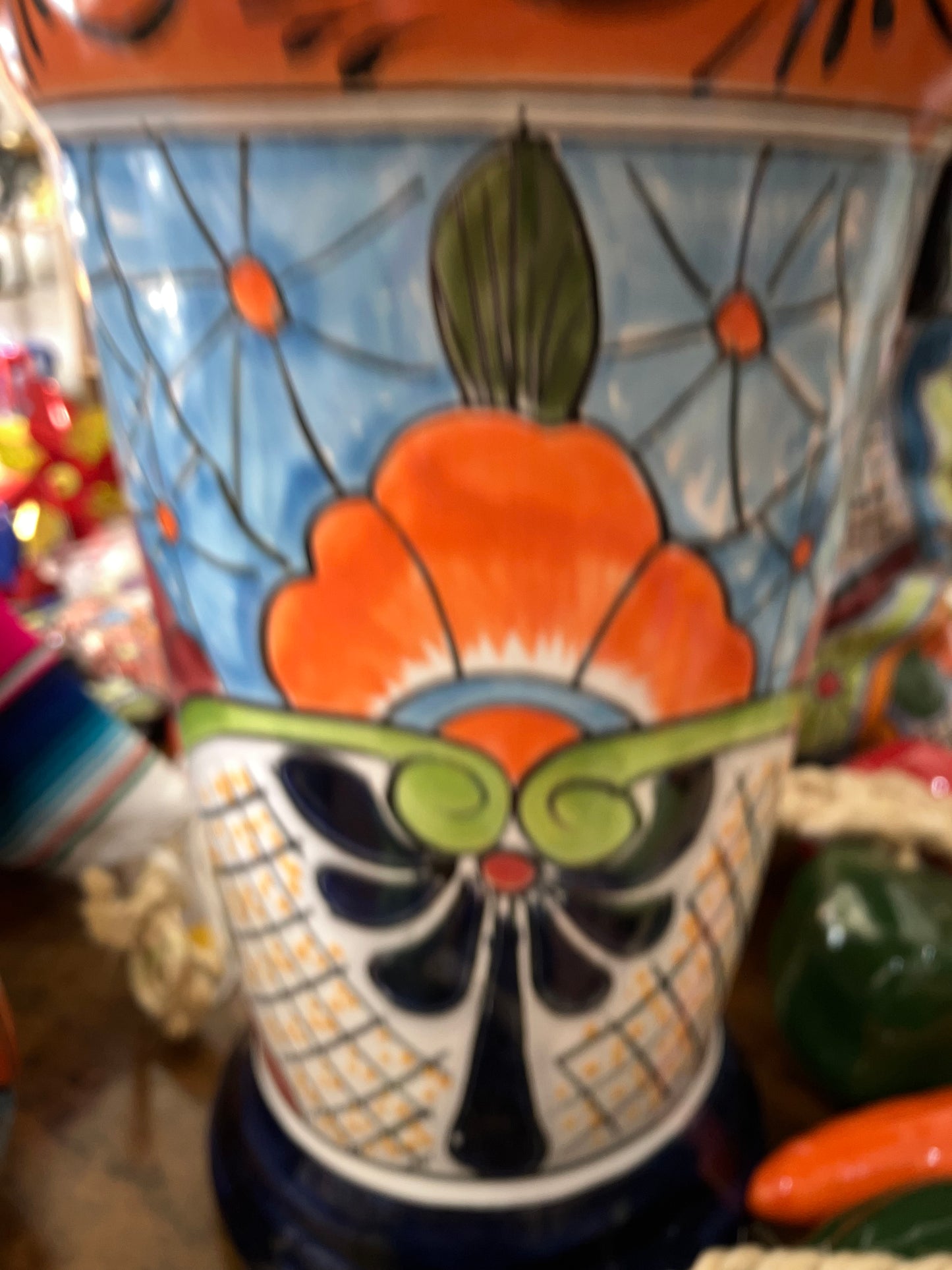 Talavera Pottery Bird Bath