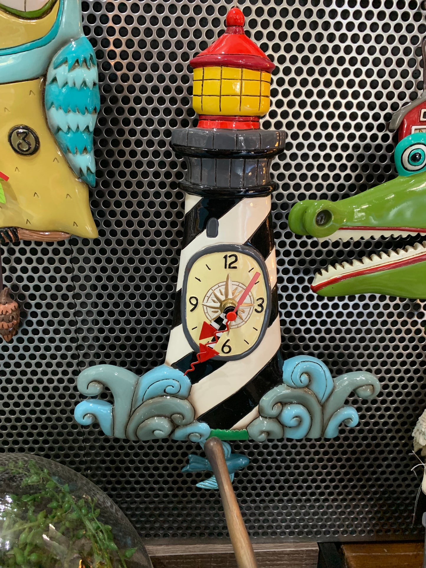 Novelty Lighthouse Pendulum Clock by Allens Designs