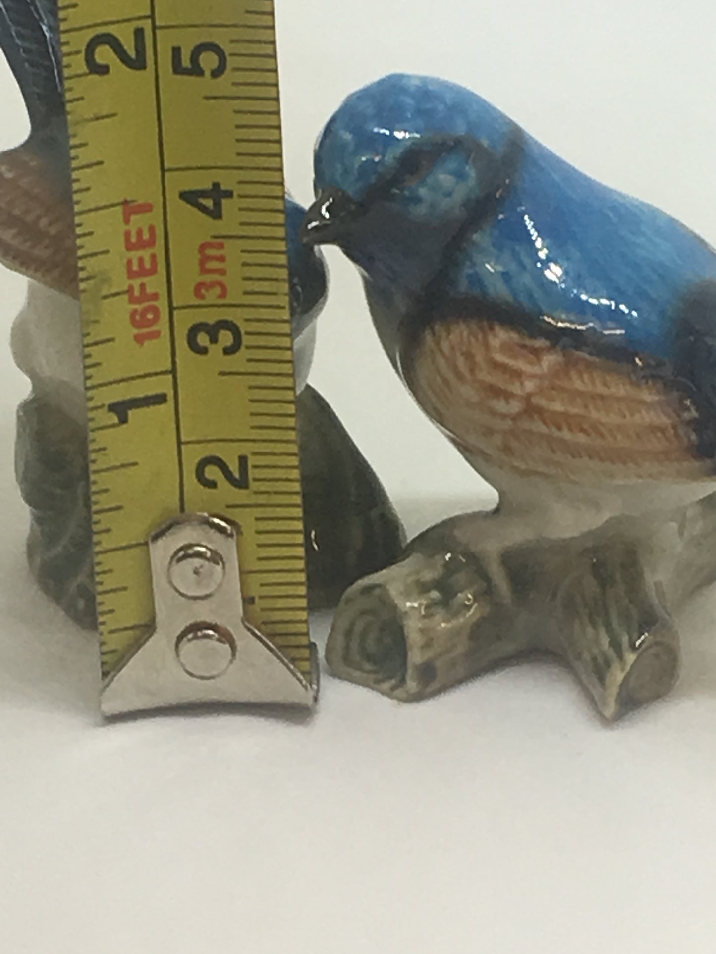 Miniature Porcelain Bird Figurines Superb Fairy Wrens