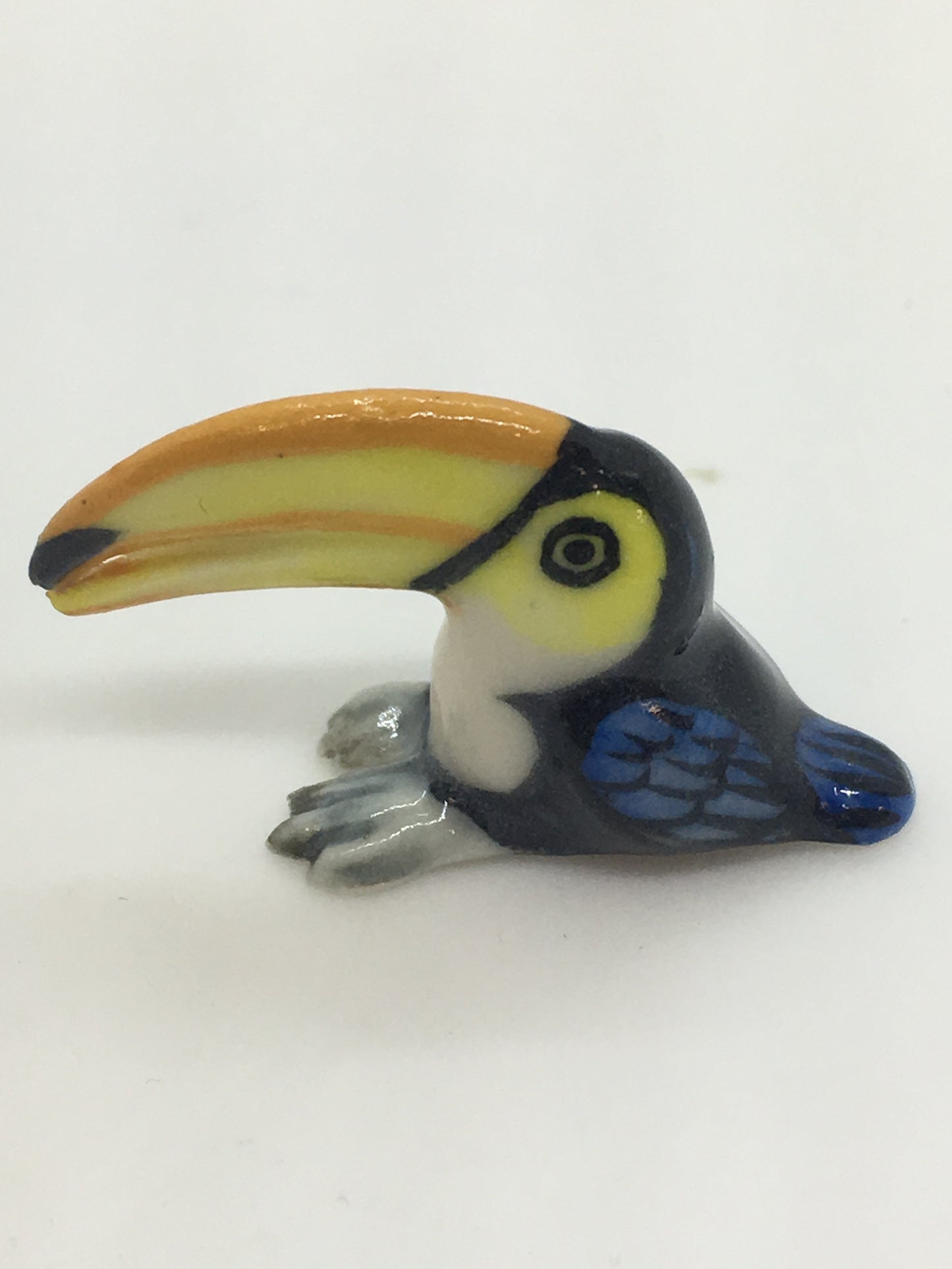 Miniature Porcelain Toucan Mini Bird Figurines