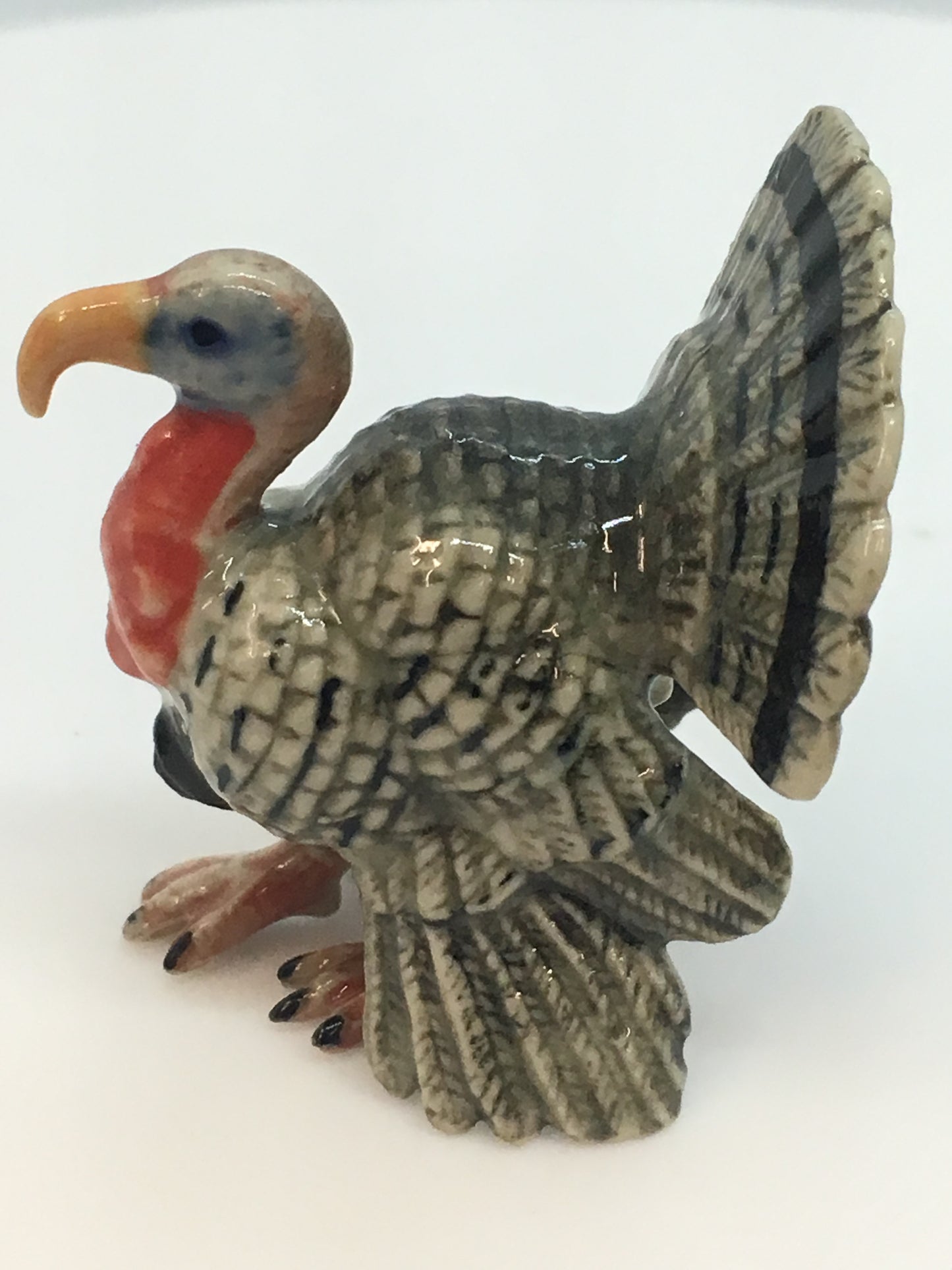 Miniature Porcelain Bird Figurines Turkey