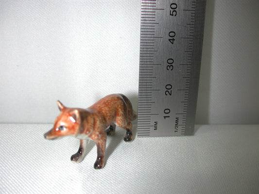 Miniature Porcelain Fox Standing