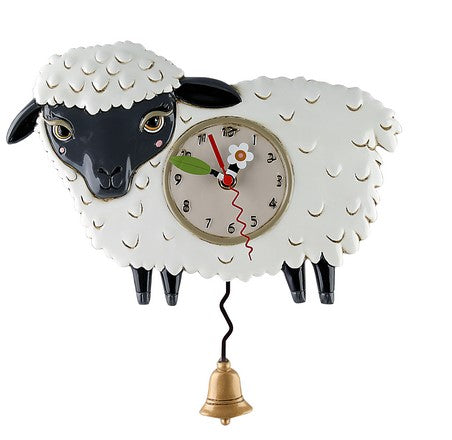 Novelty Sheep Pendulum Clock by Allens Designs