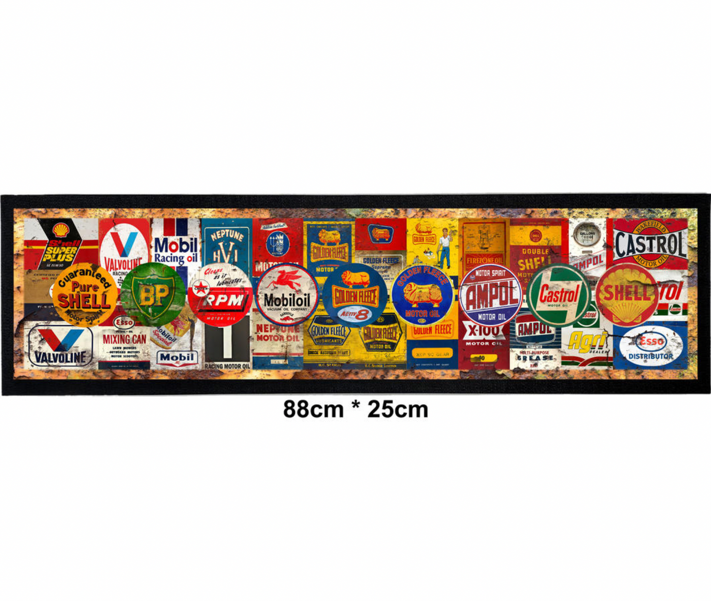 Bar Runner Mat - Petrol & Oil Companies