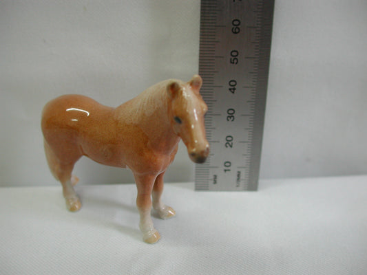 Tan And White Miniature Porcelain Figurines (1 Pcs)