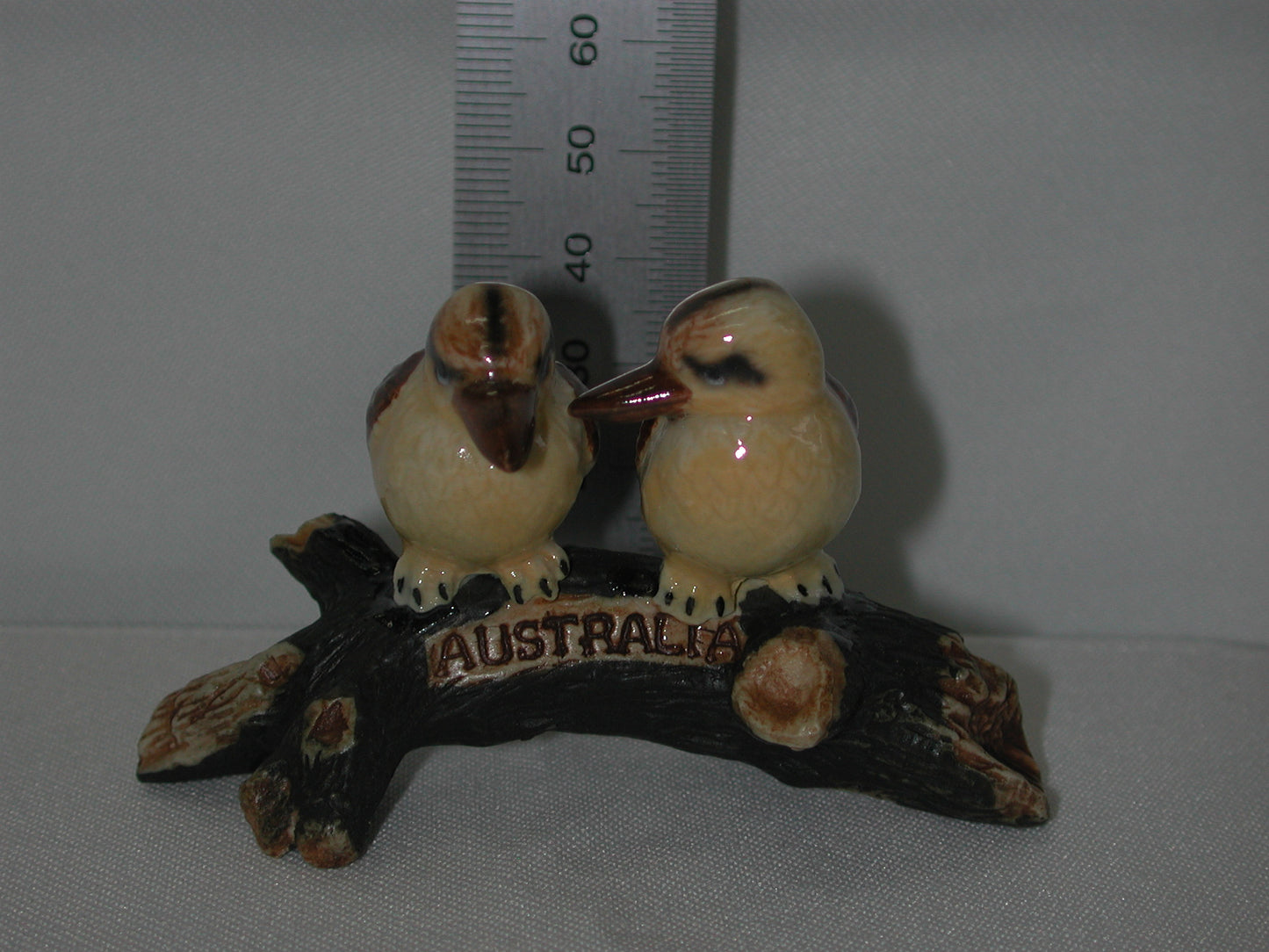 Miniature Porcelain Australian Kookaburra  Bird Figurines