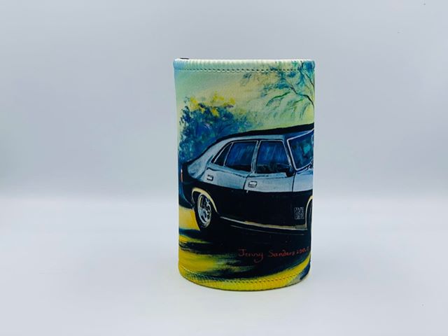 XB GT Falcon Black Classic Car Stubby Holder